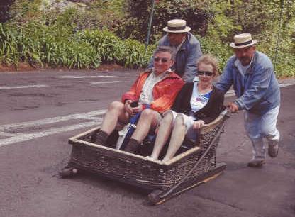 Madeira - toboggan ride